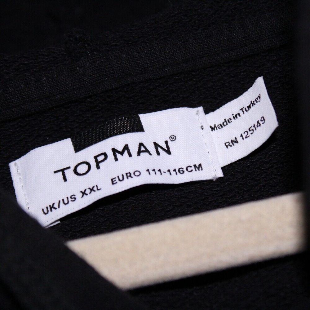 Topman Roman Numeral Tape Hoodie - Picture 6 of 6